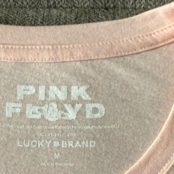 Lucky Brand Pink Floyd Graphic Tee - Pink, Woman’s-Cut, M, NWT - Picture 5 of 8